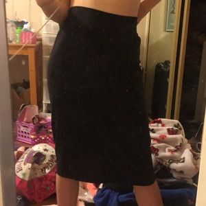 black pencil skirt